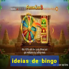 ideias de bingo para o natal